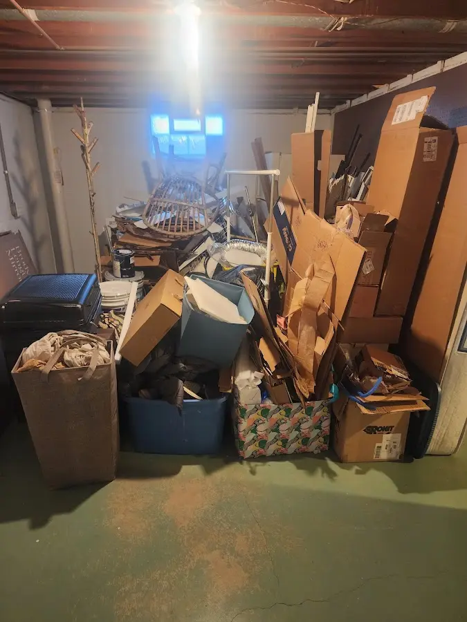 Roll-off dumpster container at job site for 20 Yard Dumpster Rental in Holtville